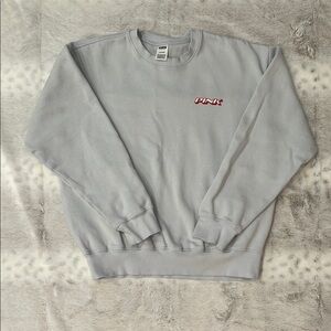 PINK Victoria's Secret Gray Crewneck Sweater